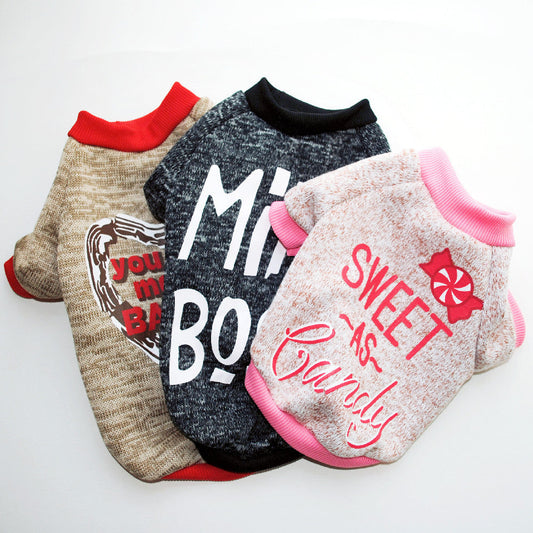 KFX-8421693 Fleece Sweater for Dogs - Soft, Comfortable, Warm Autumn & Winter Clothing for Pets