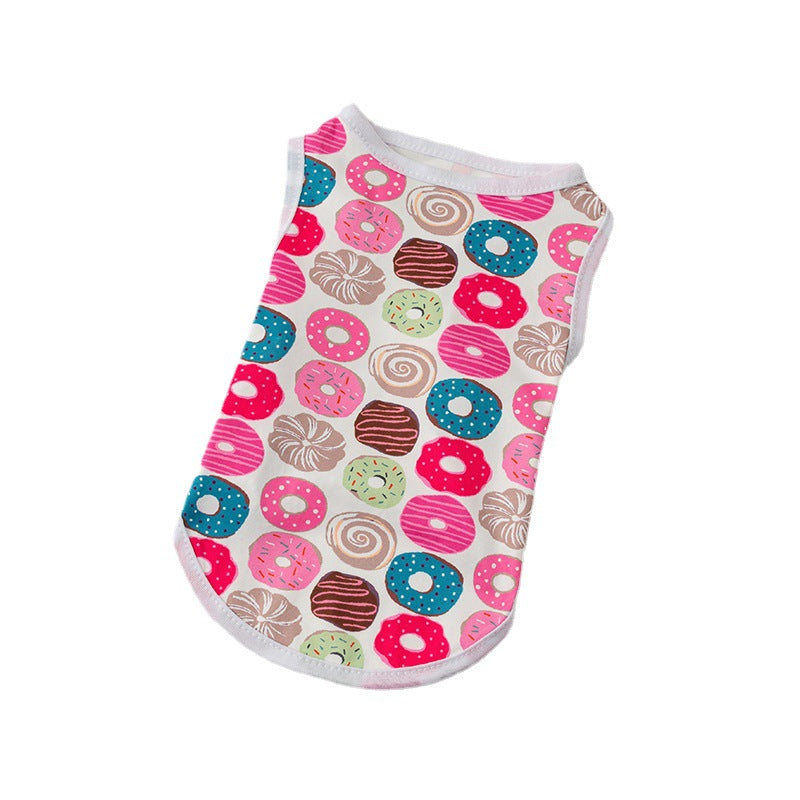 KFX-8422205 Cute Cartoon Puppy Vest Clothes for Pets - Various Designs Available in S, M, L, XL