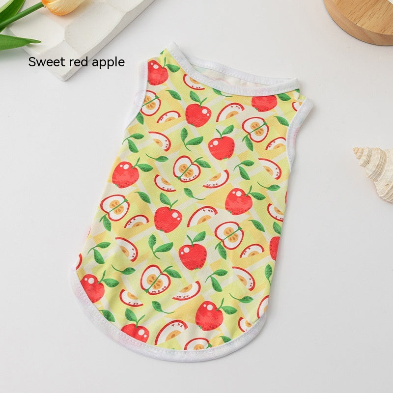KFX-8422205 Cute Cartoon Puppy Vest Clothes for Pets - Various Designs Available in S, M, L, XL