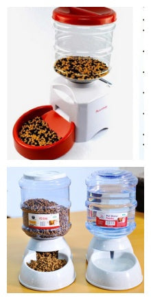 KFX-8422589 Automated 5.5L Pet Feeder with Voice Recording, LCD Display, and Programmable Meal Settings for Dogs and Cats