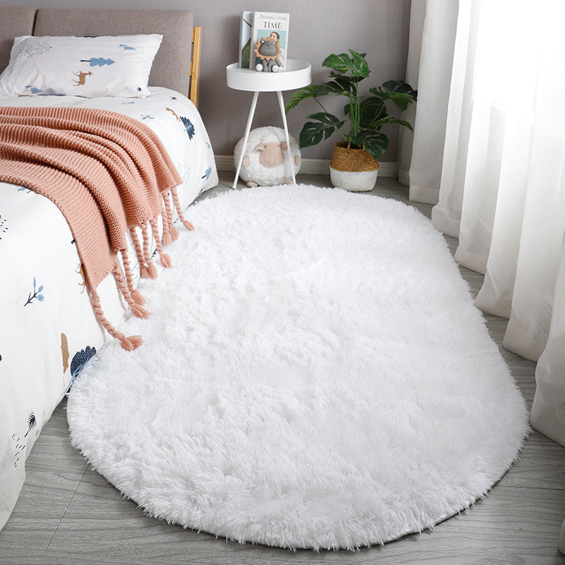 KFX-8423229 Tie-Dye Oval Carpet for Living Room and Bedroom - Various Colors and Patterns in Polyester Fiber