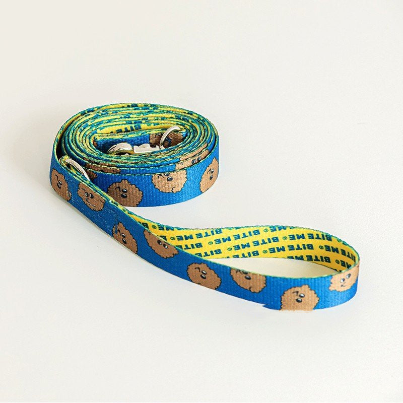 KFX-8426173 Cartoon Pattern Dog Leash in Teddy, Fox, and Koala Designs - 2m Polyester Traction Belt