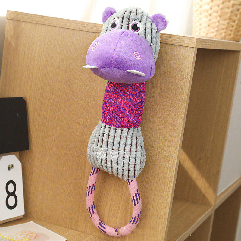 KFX-8427197 Interactive Cotton Rope Pet Toy for Teeth Grinding and Chewing, 38cm