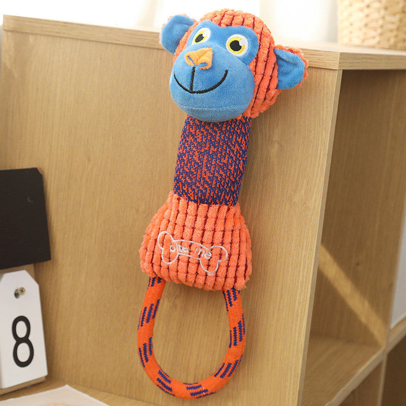 KFX-8427197 Interactive Cotton Rope Pet Toy for Teeth Grinding and Chewing, 38cm