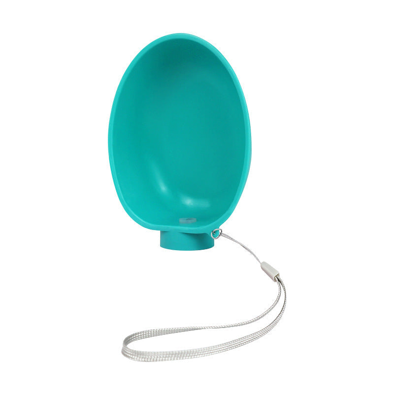 KFX-8428221 Portable Dog Water Bowl for Outdoor Use - Compact Feeding Cup for Small Dogs, ABS Material, Easy to Carry