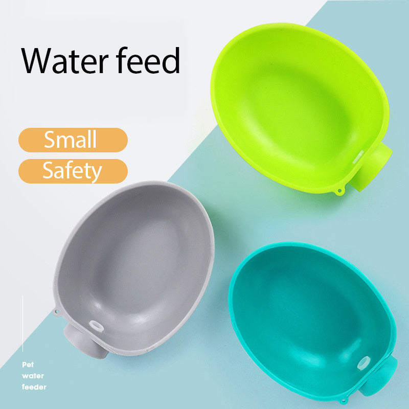 KFX-8428221 Portable Dog Water Bowl for Outdoor Use - Compact Feeding Cup for Small Dogs, ABS Material, Easy to Carry