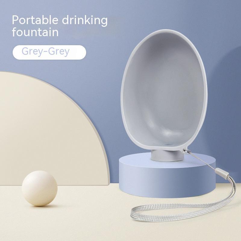 KFX-8428221 Portable Dog Water Bowl for Outdoor Use - Compact Feeding Cup for Small Dogs, ABS Material, Easy to Carry
