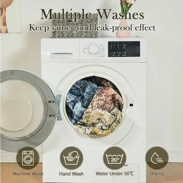 KFX-8430013 Washable Reusable Dog Pee Pads - Super Absorbent Leakproof Training Pads, Non-Slip for Crates and Floors, 36x41 Inches, 2 Pack