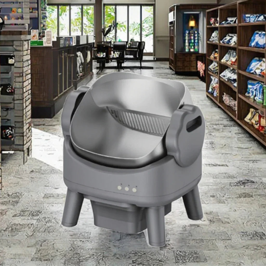 KFX-843155 Self-Cleaning Waterproof Smart Cat Litter Box with Remote Control - 74L Capacity