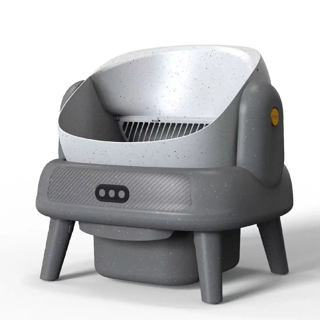 KFX-843155 Self-Cleaning Waterproof Smart Cat Litter Box with Remote Control - 74L Capacity