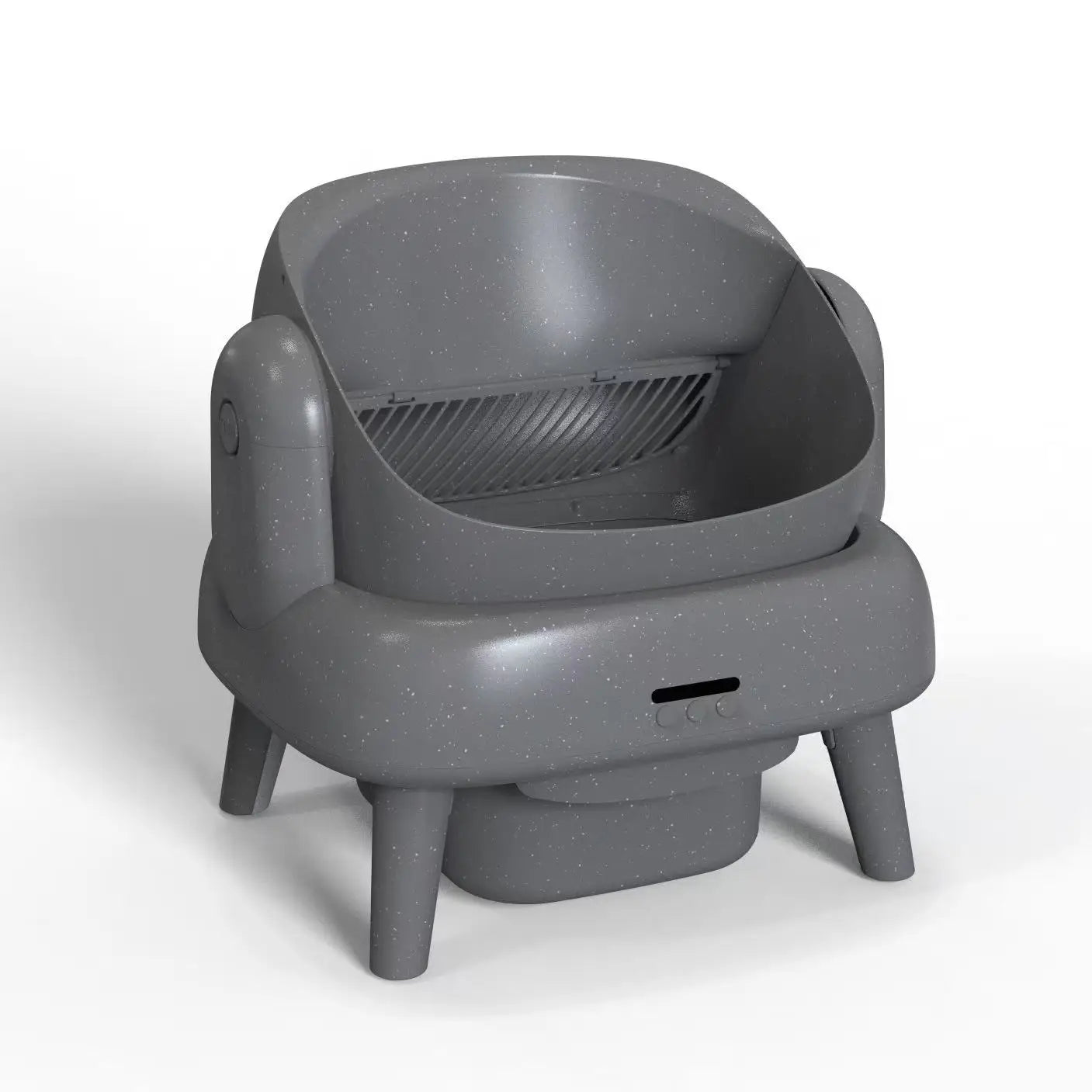 KFX-843155 Self-Cleaning Waterproof Smart Cat Litter Box with Remote Control - 74L Capacity