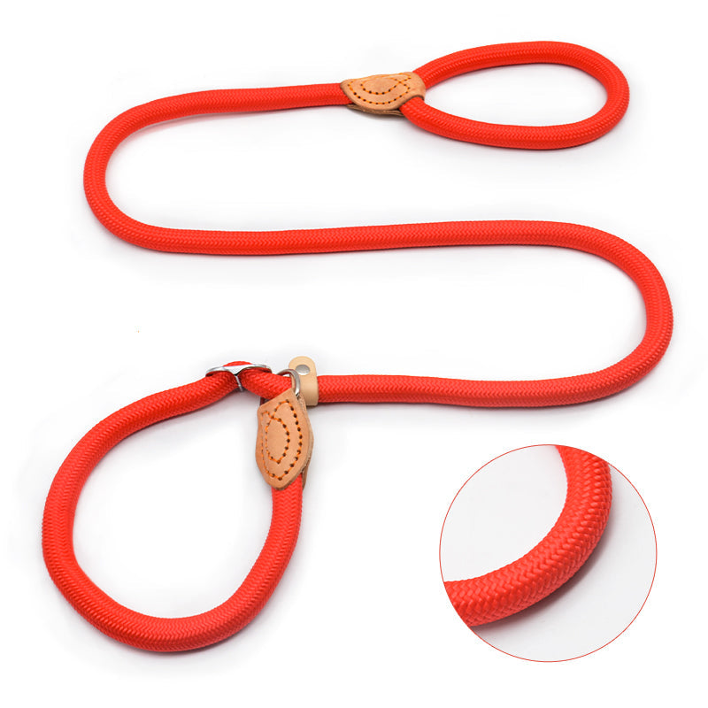 KFX-8431933 Telescopic Dog Traction Rope - Black, Red, Khaki, Dark Brown, Sizes S/M, L, XL