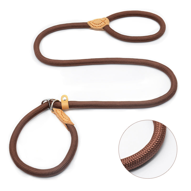 KFX-8431933 Telescopic Dog Traction Rope - Black, Red, Khaki, Dark Brown, Sizes S/M, L, XL