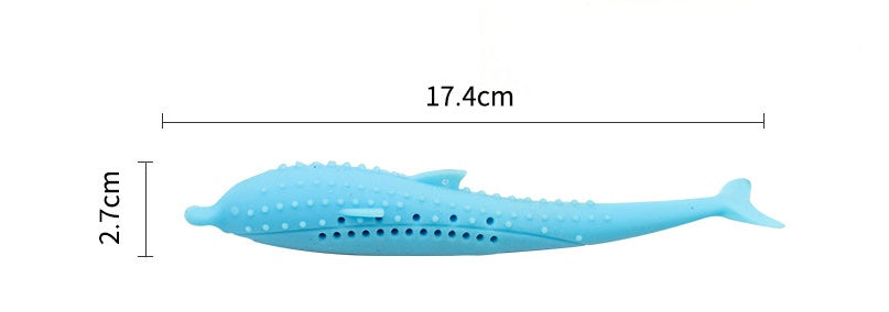 KFX-8433725 Silicone Cat Toothbrush Toy for Effective Oral Care - 2.7x17.4cm