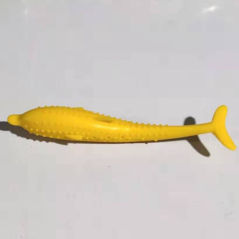 KFX-8433725 Silicone Cat Toothbrush Toy for Effective Oral Care - 2.7x17.4cm