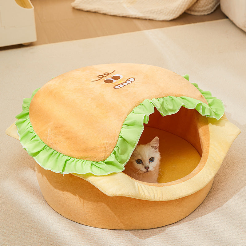 KFX-8435389 All-Season Warm Cat House with Detachable Design for Comfort and Convenience