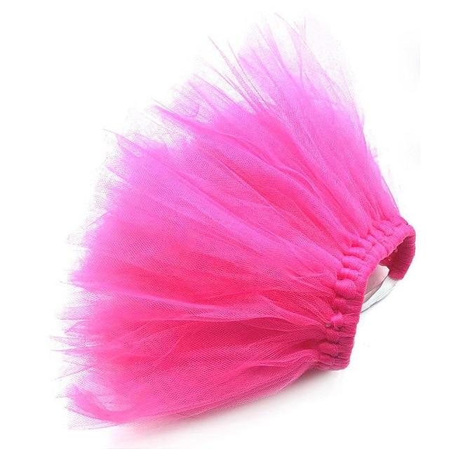 KFX-8436285 Pet Tutu Skirt for Small to Large Pets - Soft Mesh Material, Protective Design, Adjustable Waist