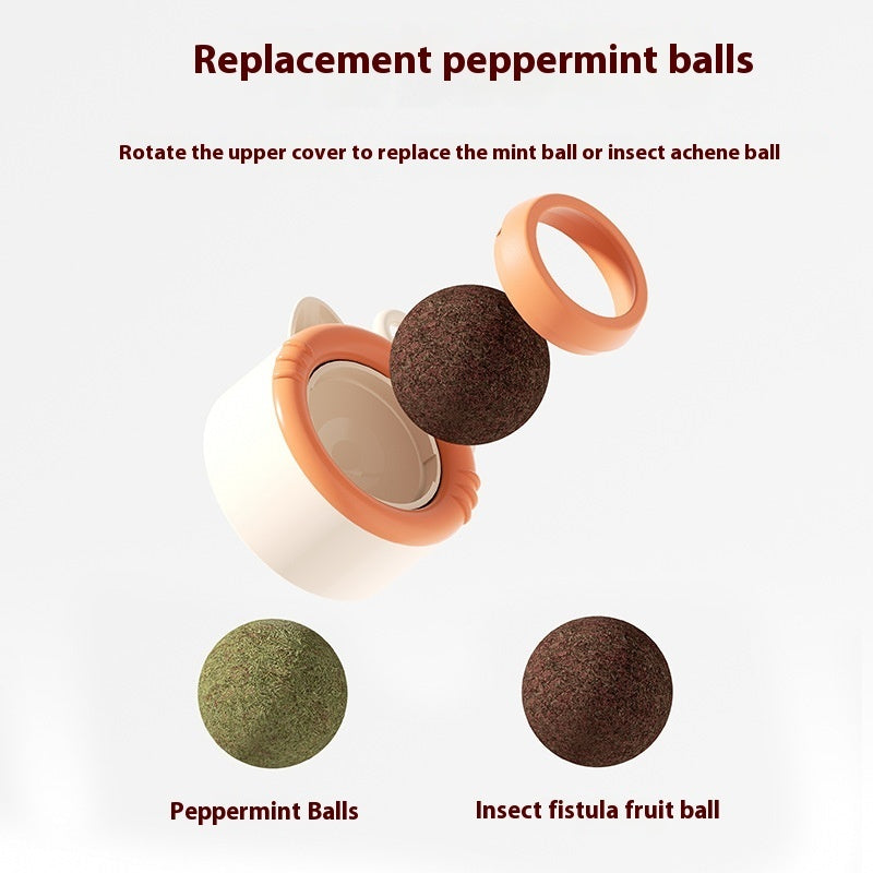 KFX-8436541 Cat Molar Catnip Fruit Toy in Various Colors for Cats