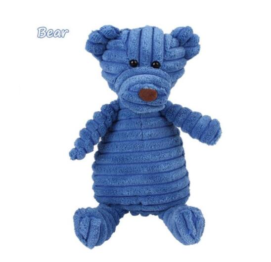 KFX-8437565 Cute Animal Plush Toy for Pet Dog Teeth Cleaning & Stress Relief