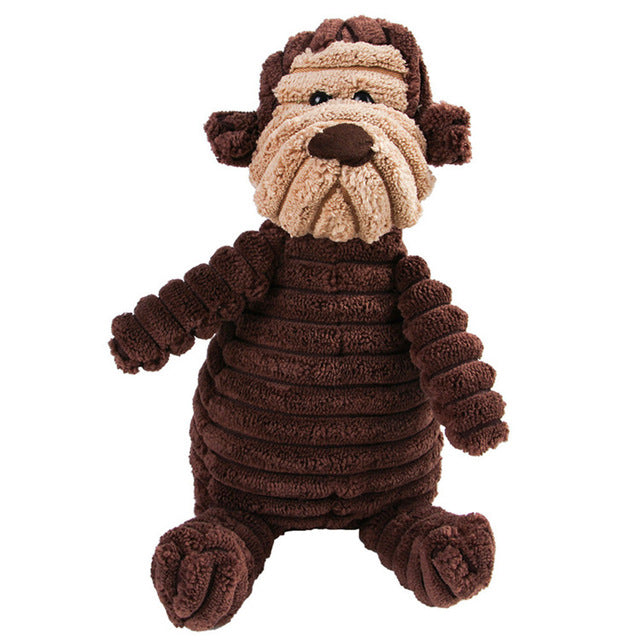 KFX-8437565 Cute Animal Plush Toy for Pet Dog Teeth Cleaning & Stress Relief