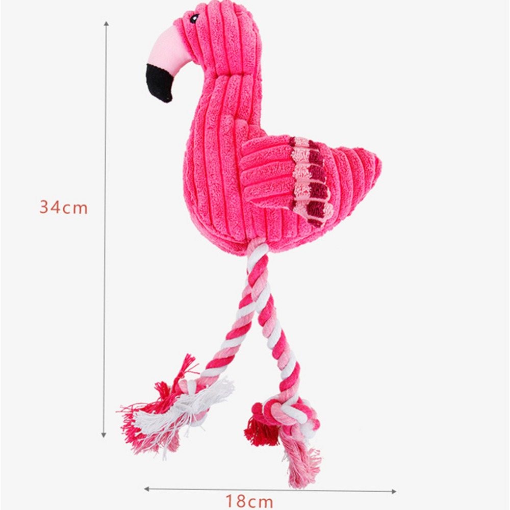 KFX-8437565 Cute Animal Plush Toy for Pet Dog Teeth Cleaning & Stress Relief
