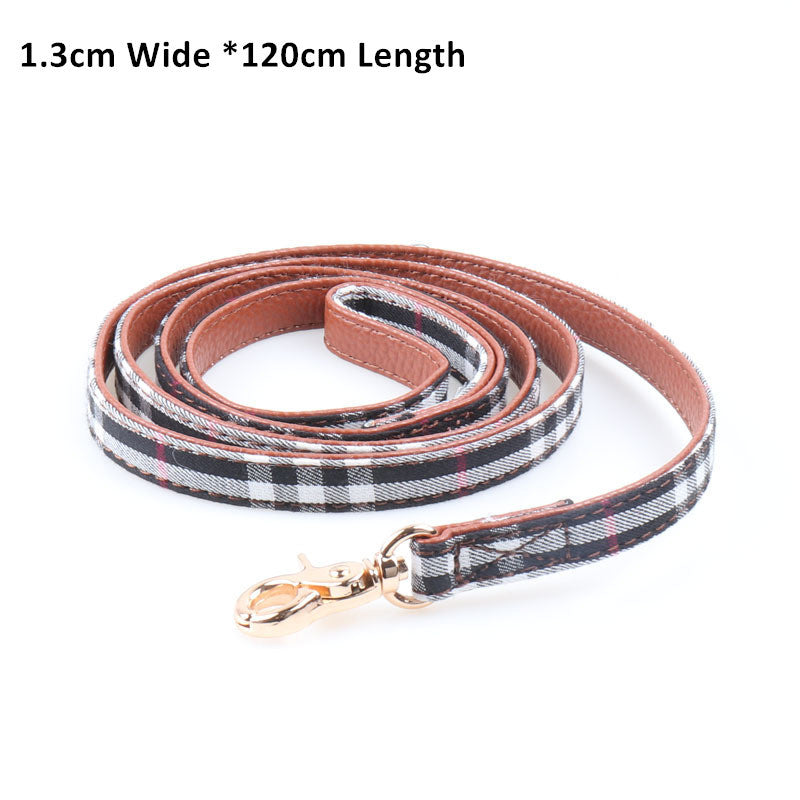 KFX-8439869 Plaid Bow Collar for Pets in Various Colors and Sizes