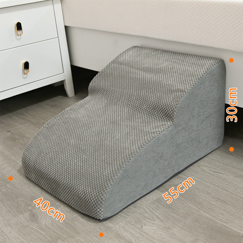 KFX-8442045 Pet Bedside Ladder for Small Dogs and Cats - Various Heights and Colors Available