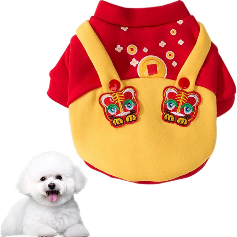 KFX-8448189 Cozy Dog Hoodie for Autumn and Winter, Knitted Cotton Sweater for Warmth and Comfort