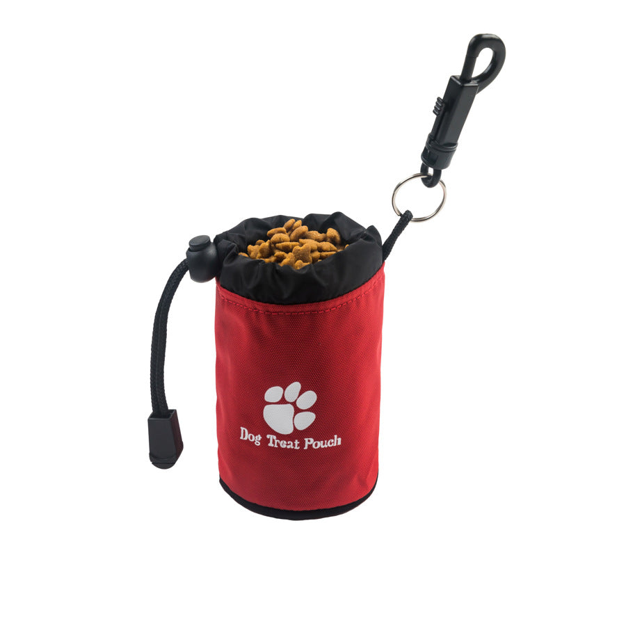 KFX-8449085 Mini Pet Snack Training Bag - Durable Nylon, Medium Soft, Available in Red, Green, Black, Blue
