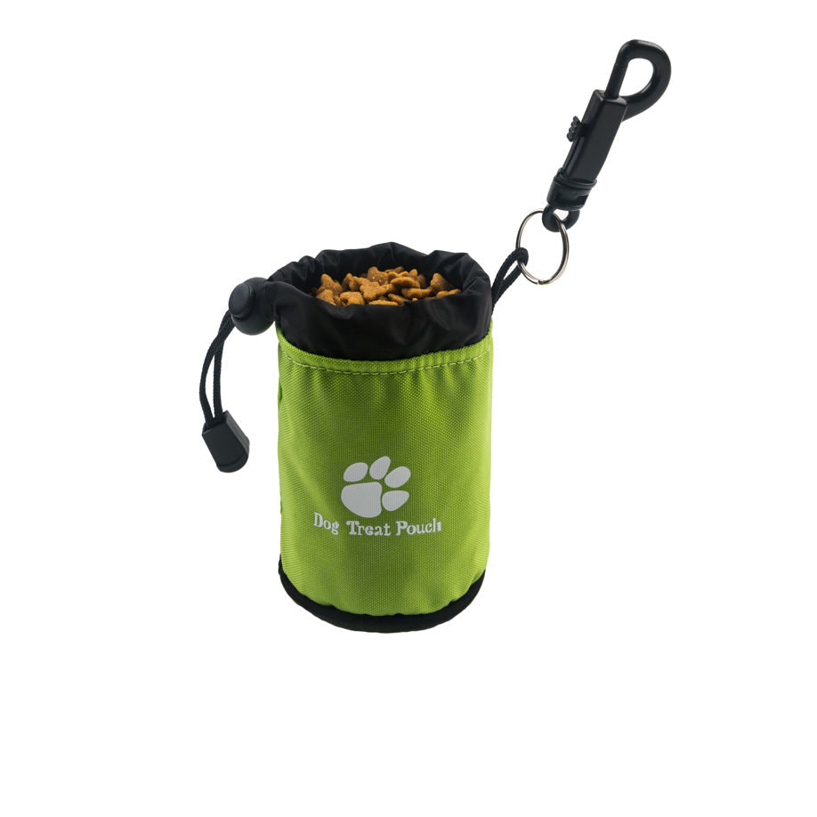 KFX-8449085 Mini Pet Snack Training Bag - Durable Nylon, Medium Soft, Available in Red, Green, Black, Blue