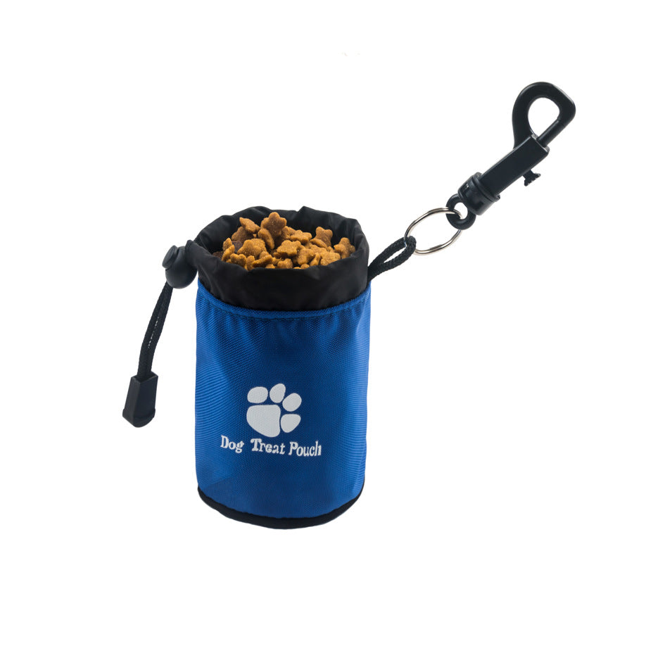 KFX-8449085 Mini Pet Snack Training Bag - Durable Nylon, Medium Soft, Available in Red, Green, Black, Blue