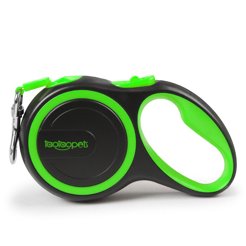 KFX-8449213 Automatic Retractable Pet Traction Rope - Durable ABS, Rubber, and Polyester, 3m & 5m Lengths