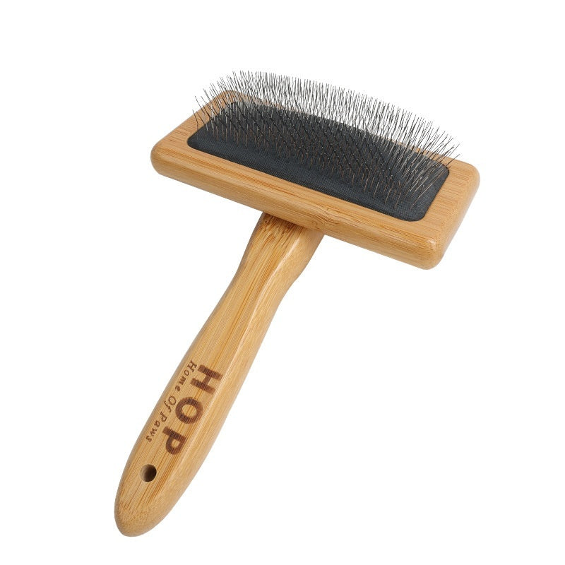 KFX-8453181 Wooden and Bamboo Cat Combing Device for Effective Hair Removal