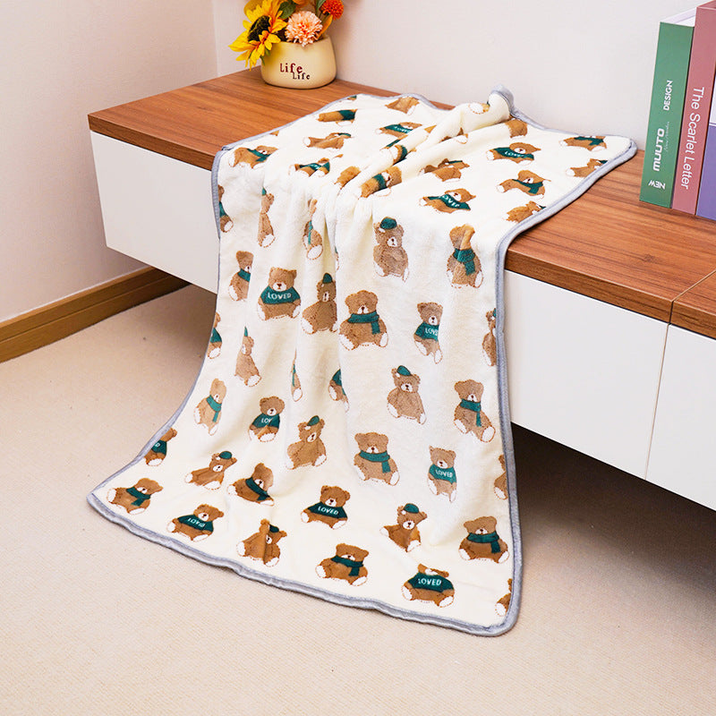 KFX-8455997 Warm Pet Blanket for Dogs and Cats - Soft and Comfortable Sleep Pad and Bed Cover