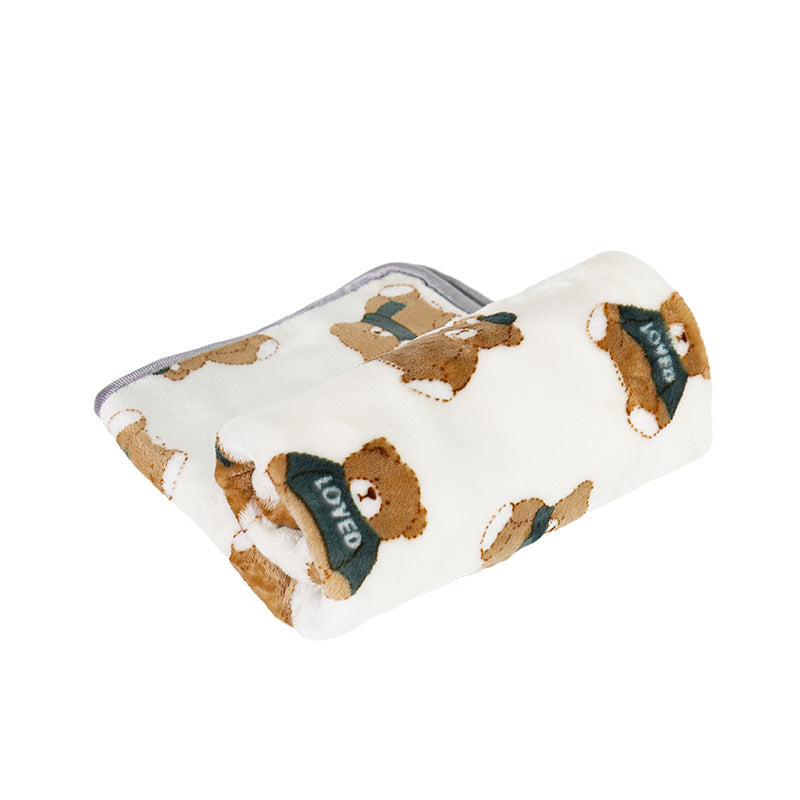 KFX-8455997 Warm Pet Blanket for Dogs and Cats - Soft and Comfortable Sleep Pad and Bed Cover