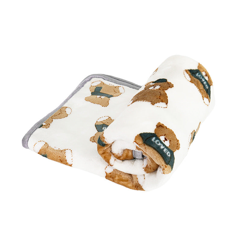 KFX-8455997 Warm Pet Blanket for Dogs and Cats - Soft and Comfortable Sleep Pad and Bed Cover