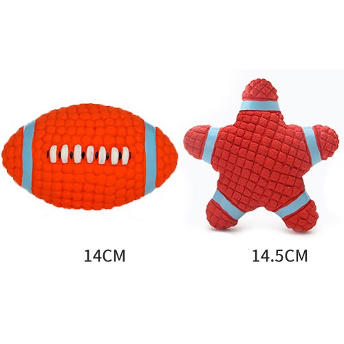 KFX-8457789 Latex Interactive Molar Toy - 14.5cm & 11.5cm Diameter Options