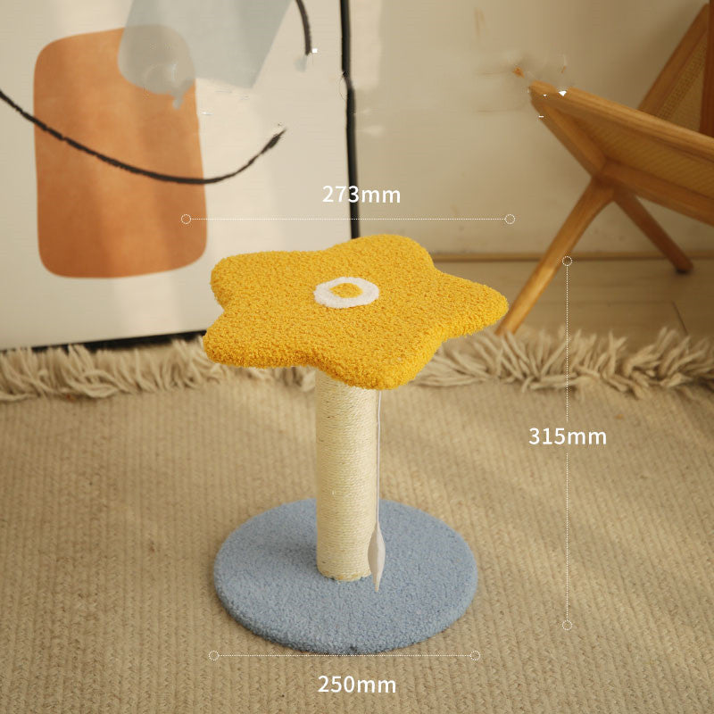 KFX-8458429 Sturdy Cat Climbing Frame with Sisal Scratching Board for Cats