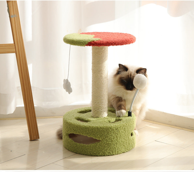 KFX-8458429 Sturdy Cat Climbing Frame with Sisal Scratching Board for Cats