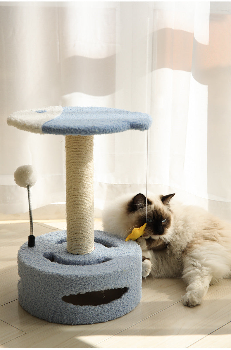 KFX-8458429 Sturdy Cat Climbing Frame with Sisal Scratching Board for Cats