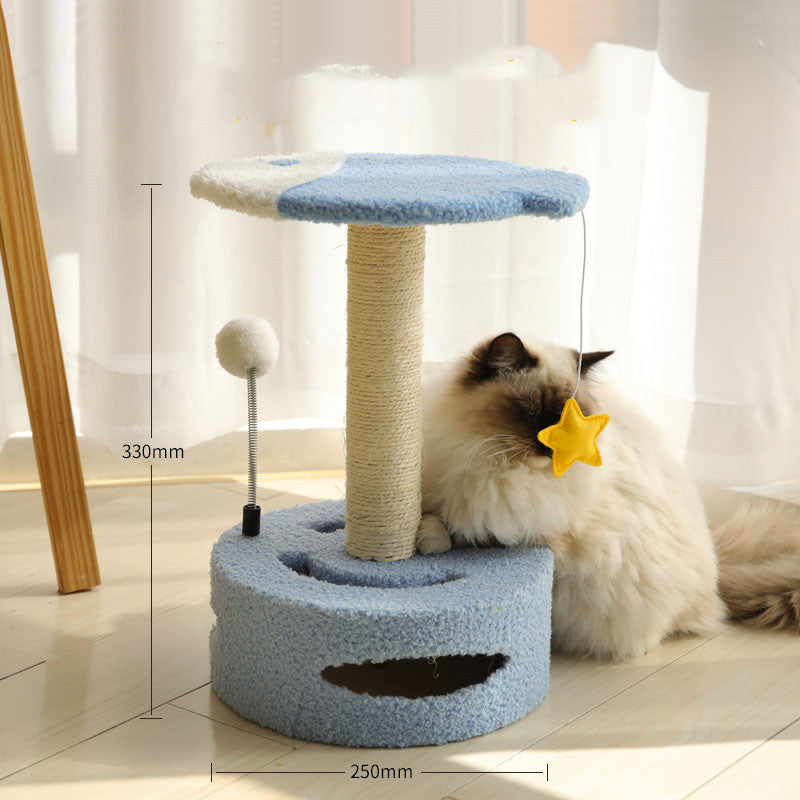 KFX-8458429 Sturdy Cat Climbing Frame with Sisal Scratching Board for Cats