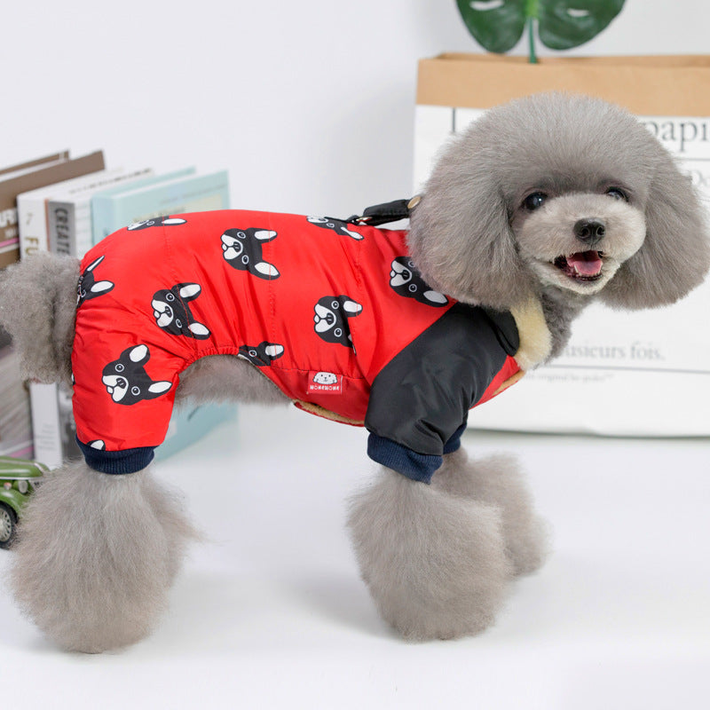 KFX-8459325 Casual Cotton Dog Clothes for Four-Legged Friends - Multiple Sizes Available