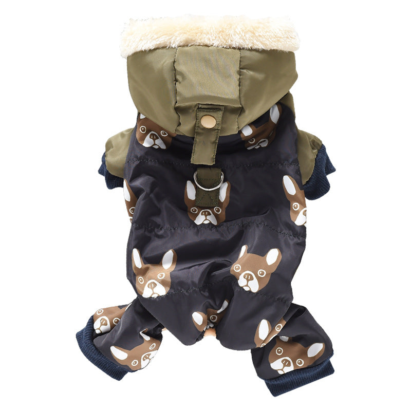KFX-8459325 Casual Cotton Dog Clothes for Four-Legged Friends - Multiple Sizes Available