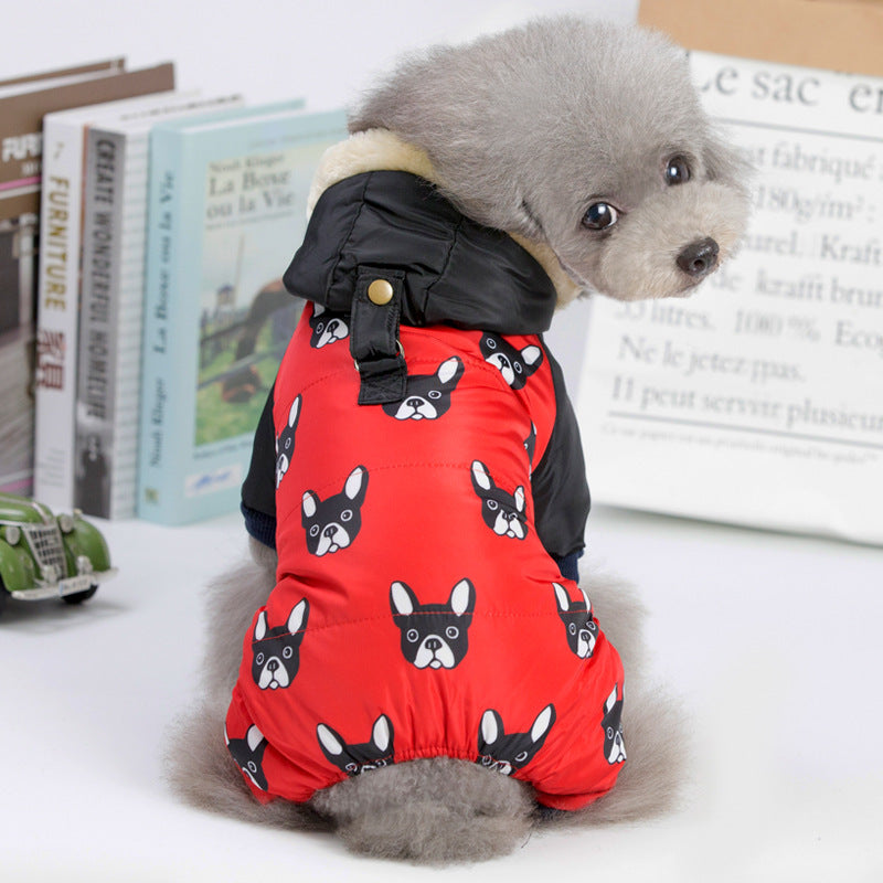 KFX-8459325 Casual Cotton Dog Clothes for Four-Legged Friends - Multiple Sizes Available