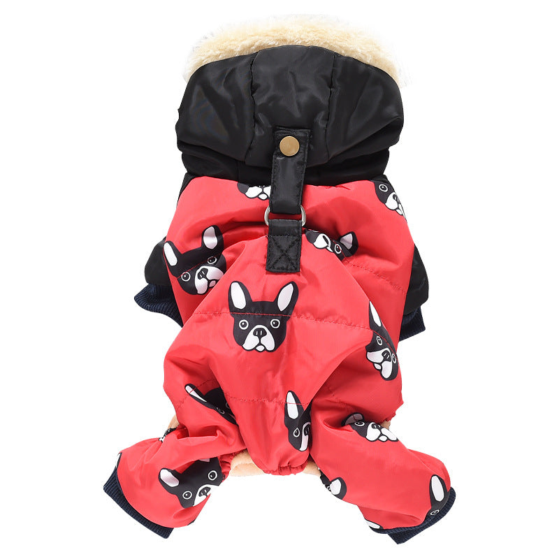 KFX-8459325 Casual Cotton Dog Clothes for Four-Legged Friends - Multiple Sizes Available