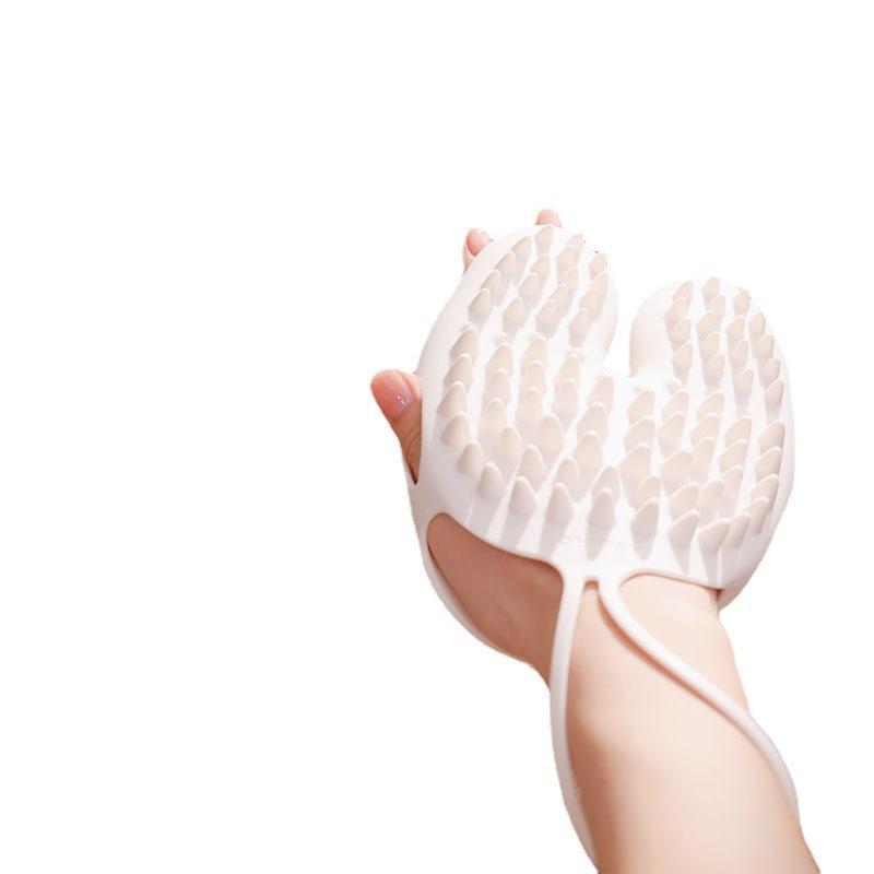 KFX-8460733 Pet Grooming Gloves for Cats and Dogs - Silicone Hair Removal and Massage Brush