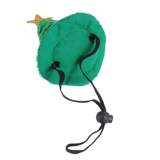 KFX-8462525 Pet Christmas Outfit with Hat and Triangle Scarf in Red, Green, and Snowman Styles