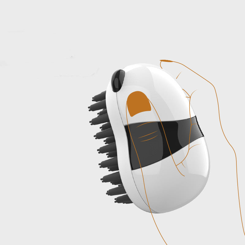 KFX-8466493 Panda Wet and Dry Bath Massage Brush for Relaxation and Skin Care