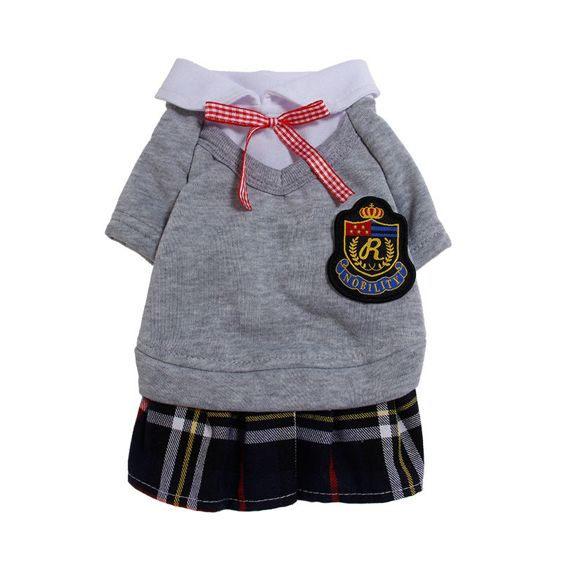KFX-8469053 Couple's Polyester Skirt for Pets - Universal Fit, European and American Style