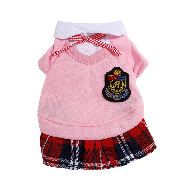 KFX-8469053 Couple's Polyester Skirt for Pets - Universal Fit, European and American Style